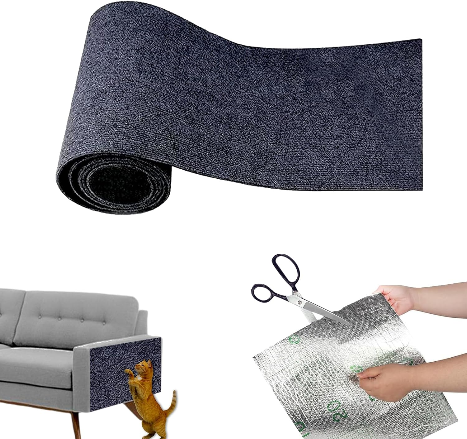 Cat Scratching Mat, Self-Adhesive Cat Scratching Mat, Wall Cat Scratching Mat, Scratching Mat for Cats, Scratching Mat, Couch for Cat Scratching Posts, Cat Toys or Cat Beds