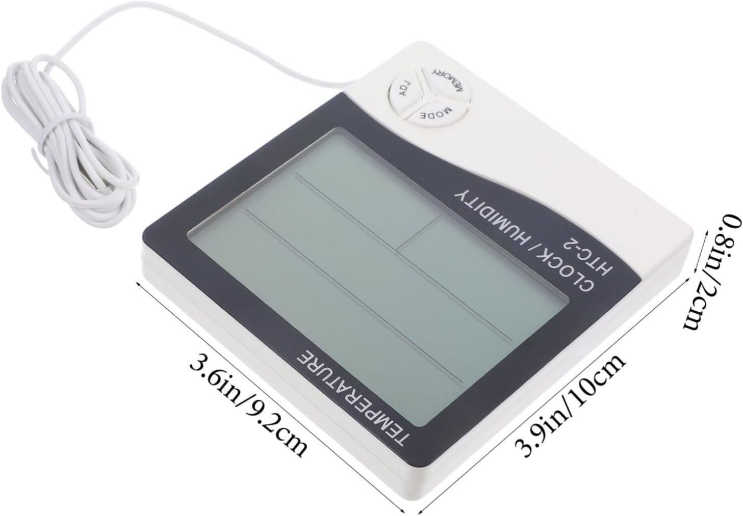 Digital Thermometer Humidity Monitor for Aquarium Fish Tank Home Use LCD Display Accurate Temperature Humidity Readings for Greenhouse Kitchen Office and Room image number 3