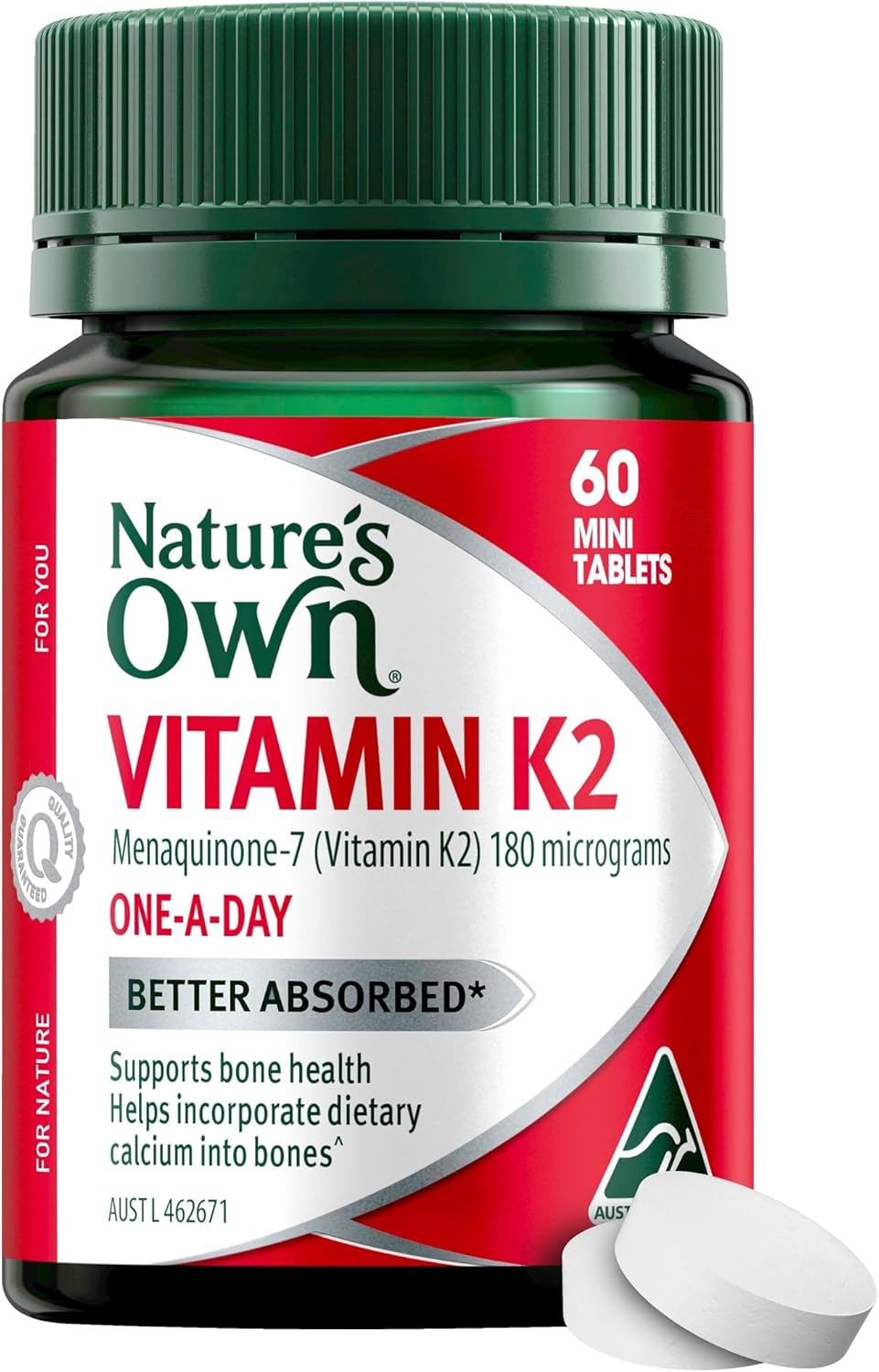Nature'S Own Vitamin K2 180Mcg 60 Tablets image number 6