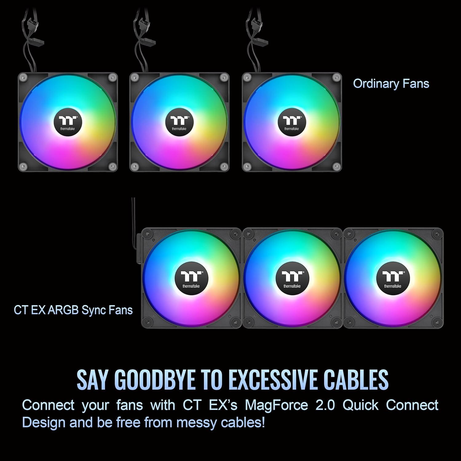 Thermaltake TH240 V2 Ultra EX ARGB Magnetic Connect with 2.1" LCD Display AIO Liquid CPU Cooler, CL-W414-PL12SW-A