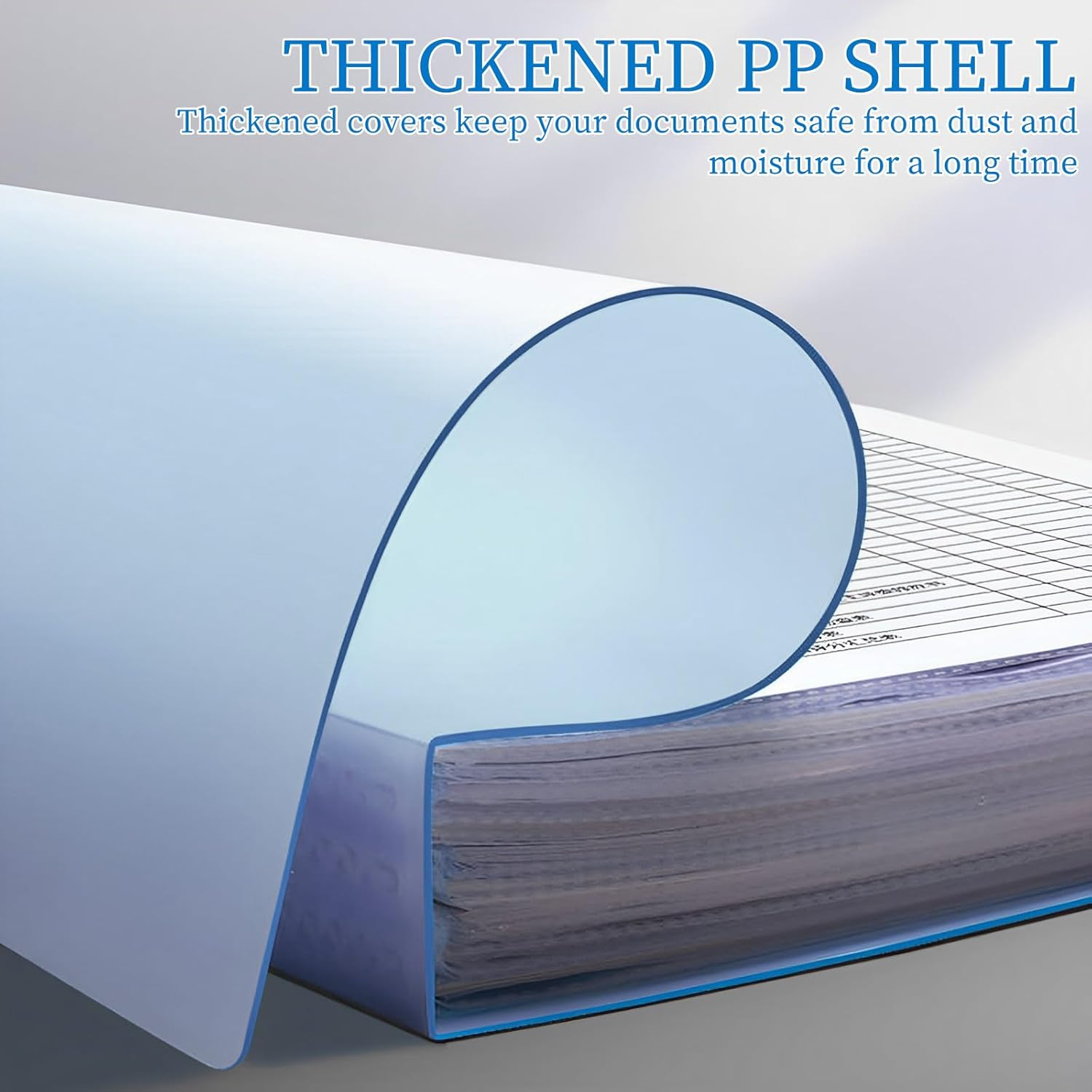 4Pcs A4 Display Book 60 Double Sided Pockets Display Book 30.8X23.6Cm Paper Document Holder Waterproof Paper Storage Organizer Books Plastic Art Presentation Book for School Office Business image number 5