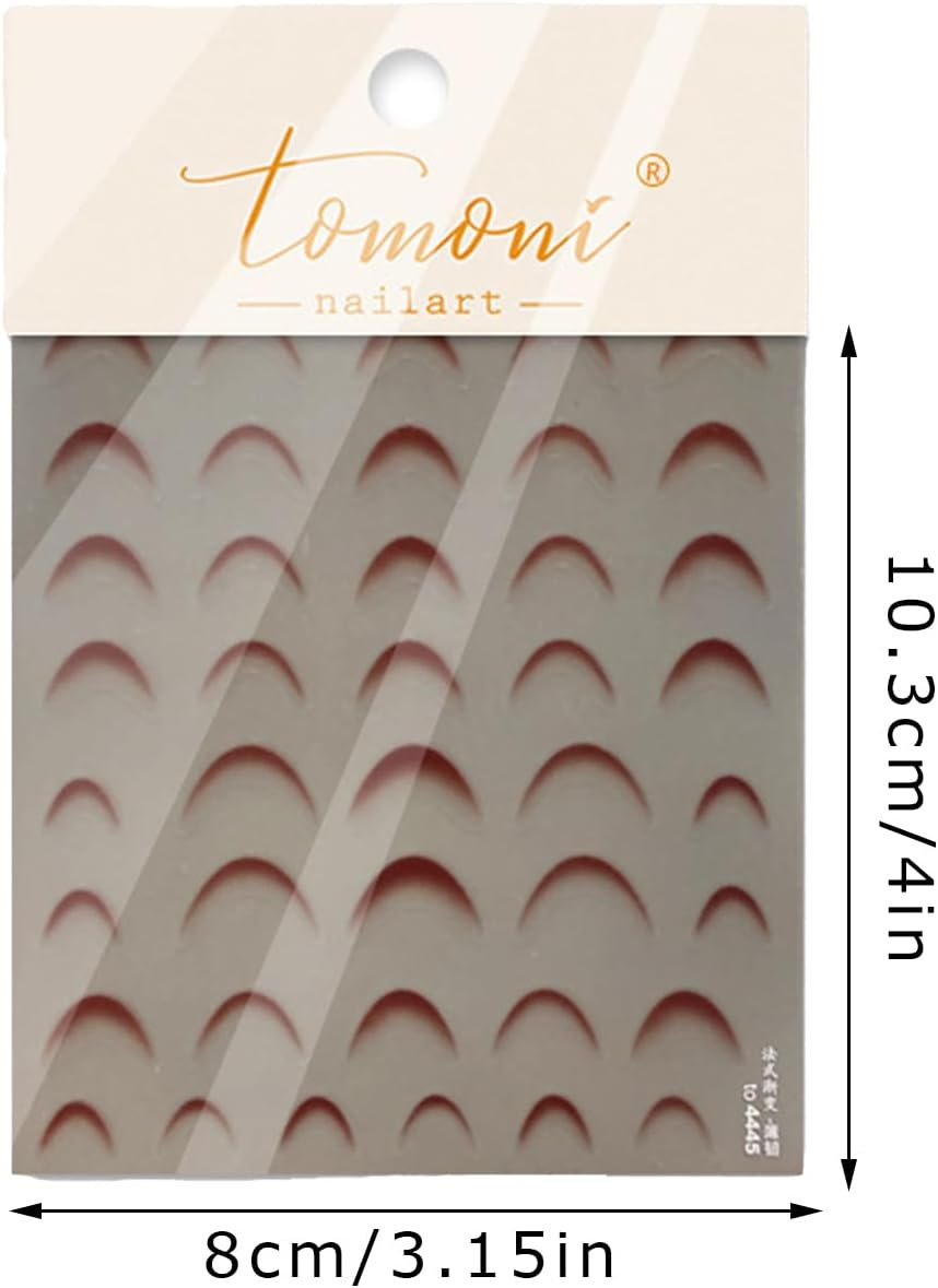 YNPQTDS French Stickers for Nails | Gradient Manicure Accessories - Gel Polish Nail Decals - for Daily Wear Parties Weddings Holidays Date Night Vacation Special Events Home Salon Girls Ladies Wives