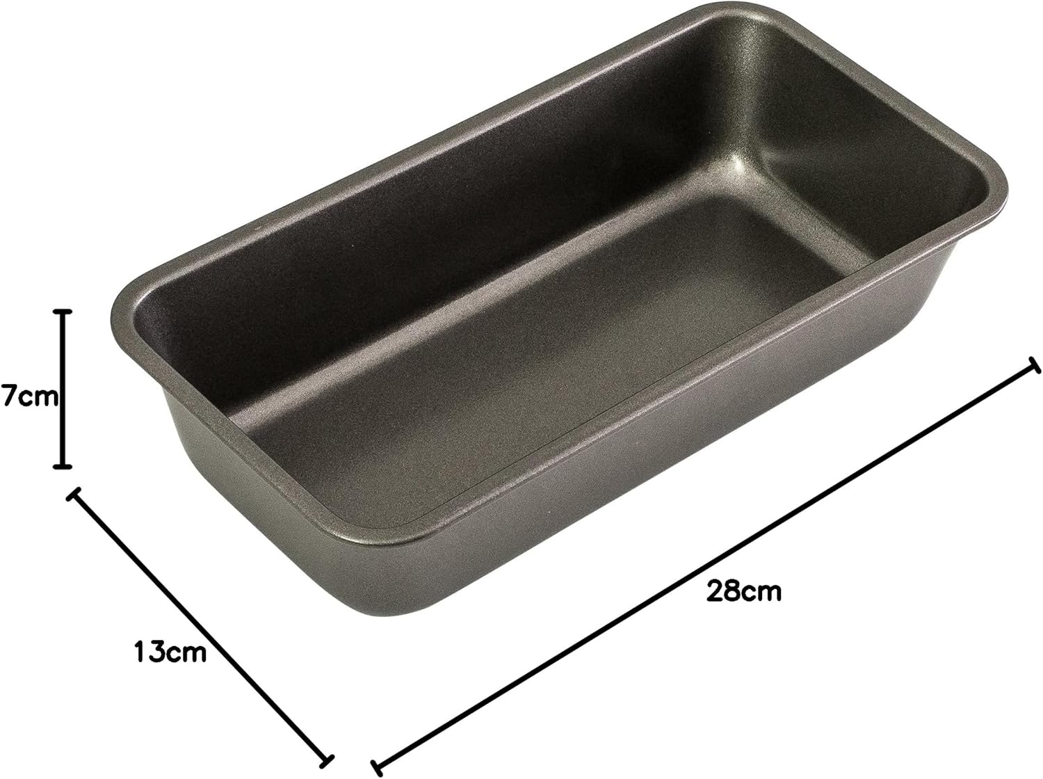 Bakemaster Loaf Pan Non-Stick Large, Grey, 40073 image number 1