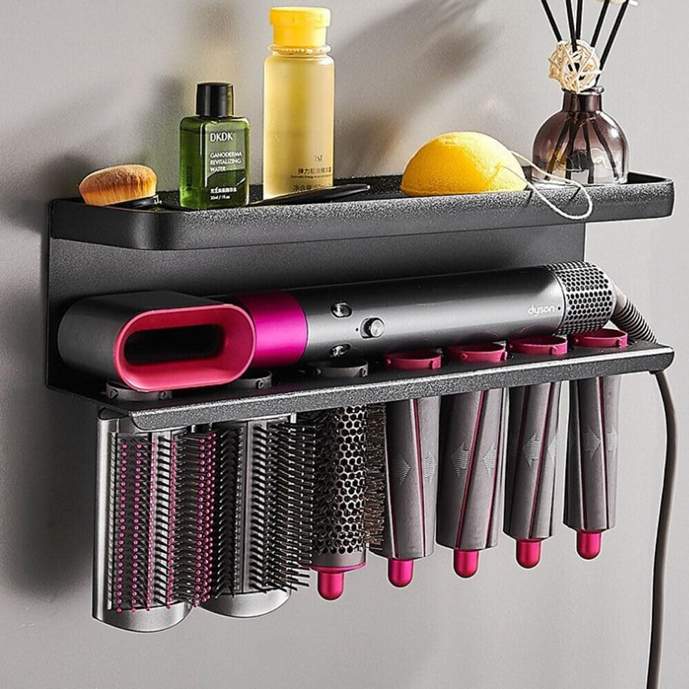 Youngly Storage Holder for D Yson Airwrap Curling Iron Wall Mounted Rack Bracket Stand image number 6