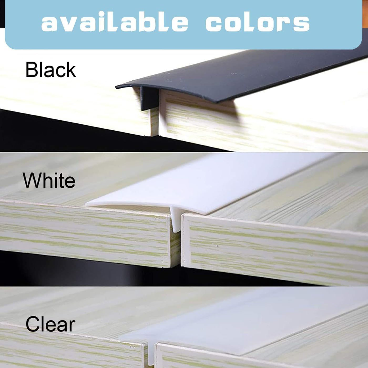 FL-WITHYOU 2 Pack Flexible Kitchen Stove Gap Covers, Silicone Gap Fillers between Counter and Stovetop, Oven, Washer, Dryer, Easy to Wipe (White, 64Cm) image number 4