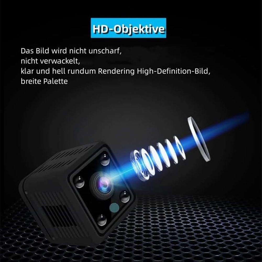 Mellisso 4K 1080P HD Mini Surveillance Camera Indoor Wifi Camera Live Transmission Mobile Phone App Camera Indoor with Battery A image number 2