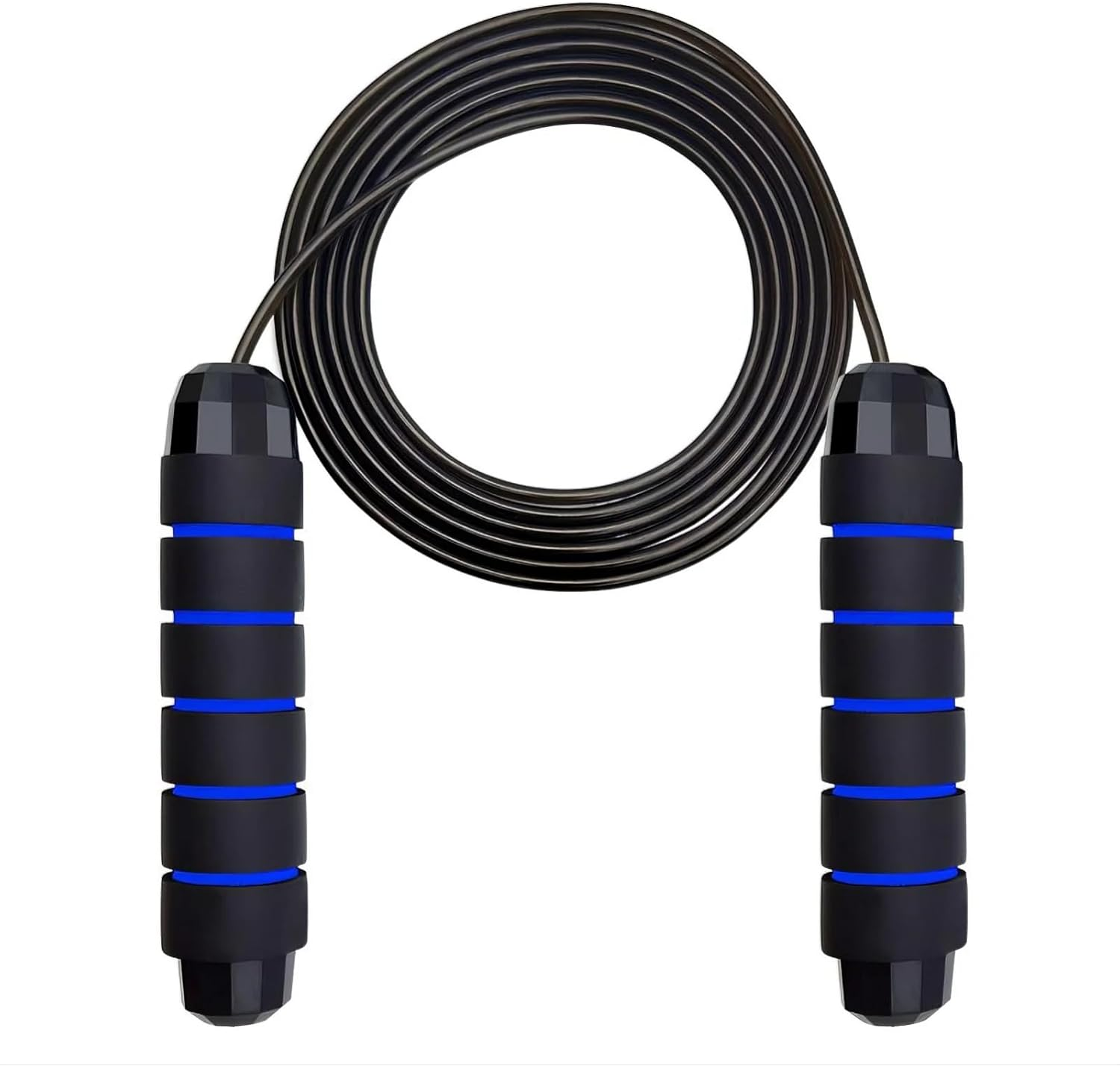 Adjustable Jump Rope for Fitness Training, Skipping Rope with Stainless Steel Ball Bearings, Ergonomic Handles, and Tangle-Free Cable, Perfect for Boxing, MMA, Double Unders, and Cardio Workouts image number 2