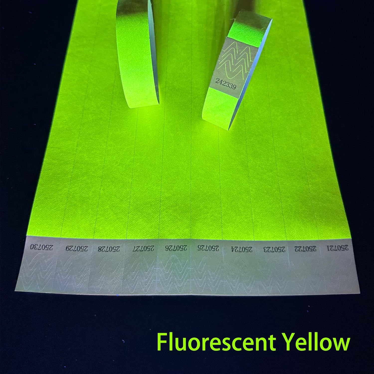 L LIKED 120 Pcs Paper Wristbands for Events, Party Wristbands for Events, Event Bracelets Is Waterproof for Parties, Concerts, Sports, Fairs, Travel, Pool Pass(6 Colors) image number 2