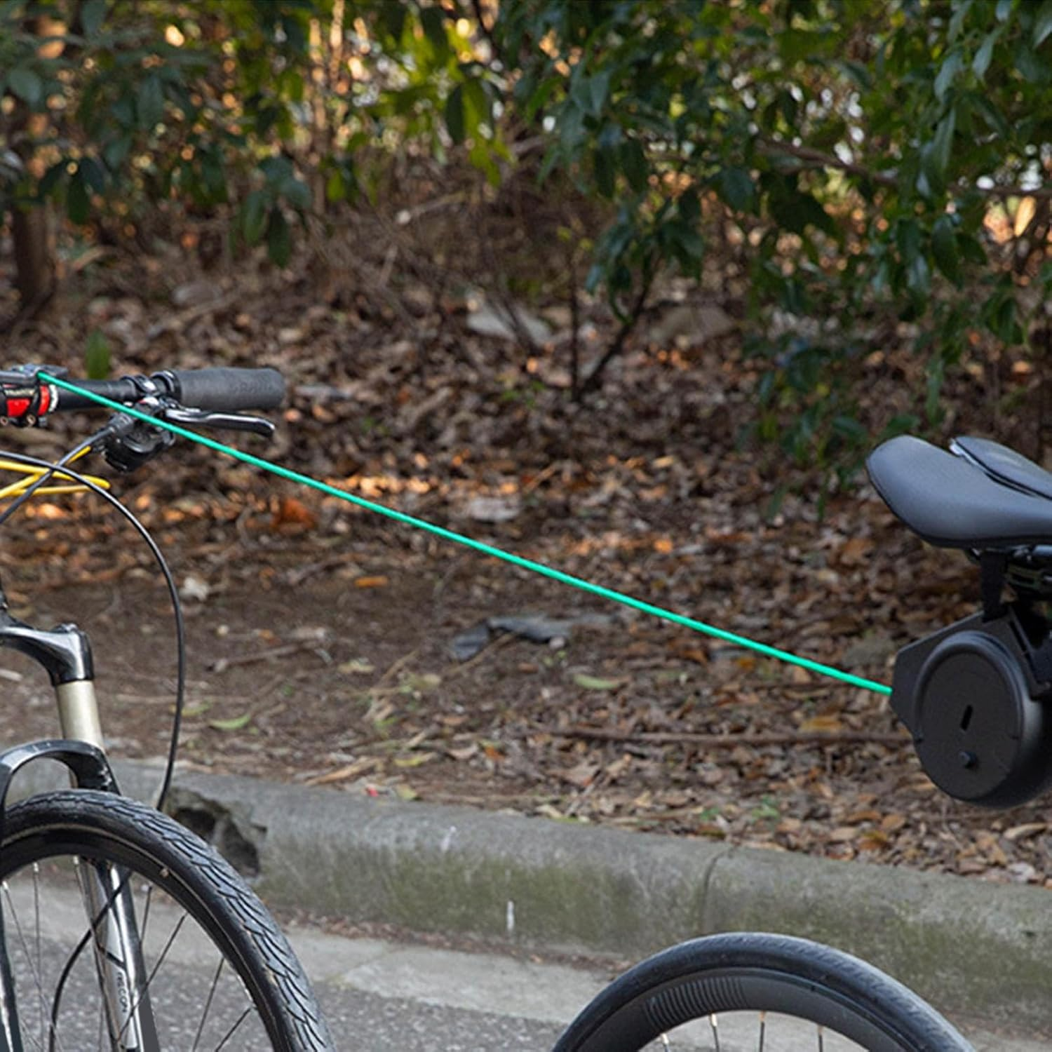 Mountain Bike Tow Rope - Outdoor Riding Tow Rope with Hook,Retractable Cord for Adult-Assisted Riding Family Cycling Trips image number 3