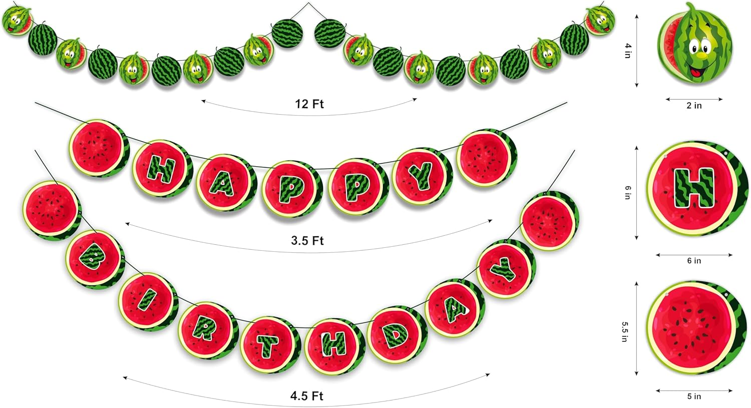 Watermelon Theme Birthday Party Supplies | Juicy Summer-Inspired Decorations for Kids, Picnics & Outdoor Celebrations
