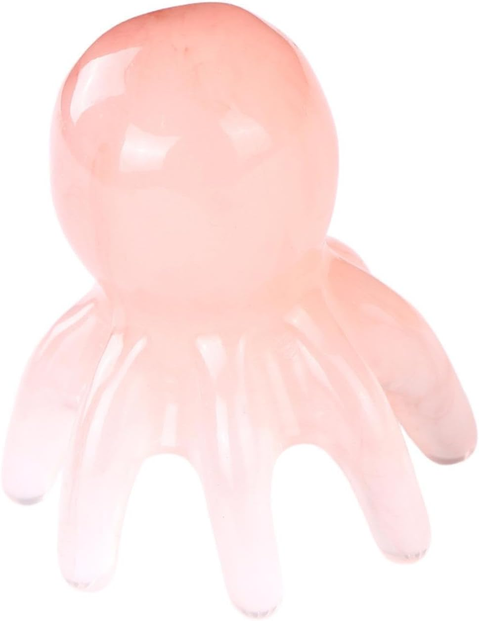 Koolsoo Octopus Massage Comb Head Scalp Massage Compact with Handle Portable Meridians Tool Point Tool for Grooming Home Women Men, Pink - Violet image number 7