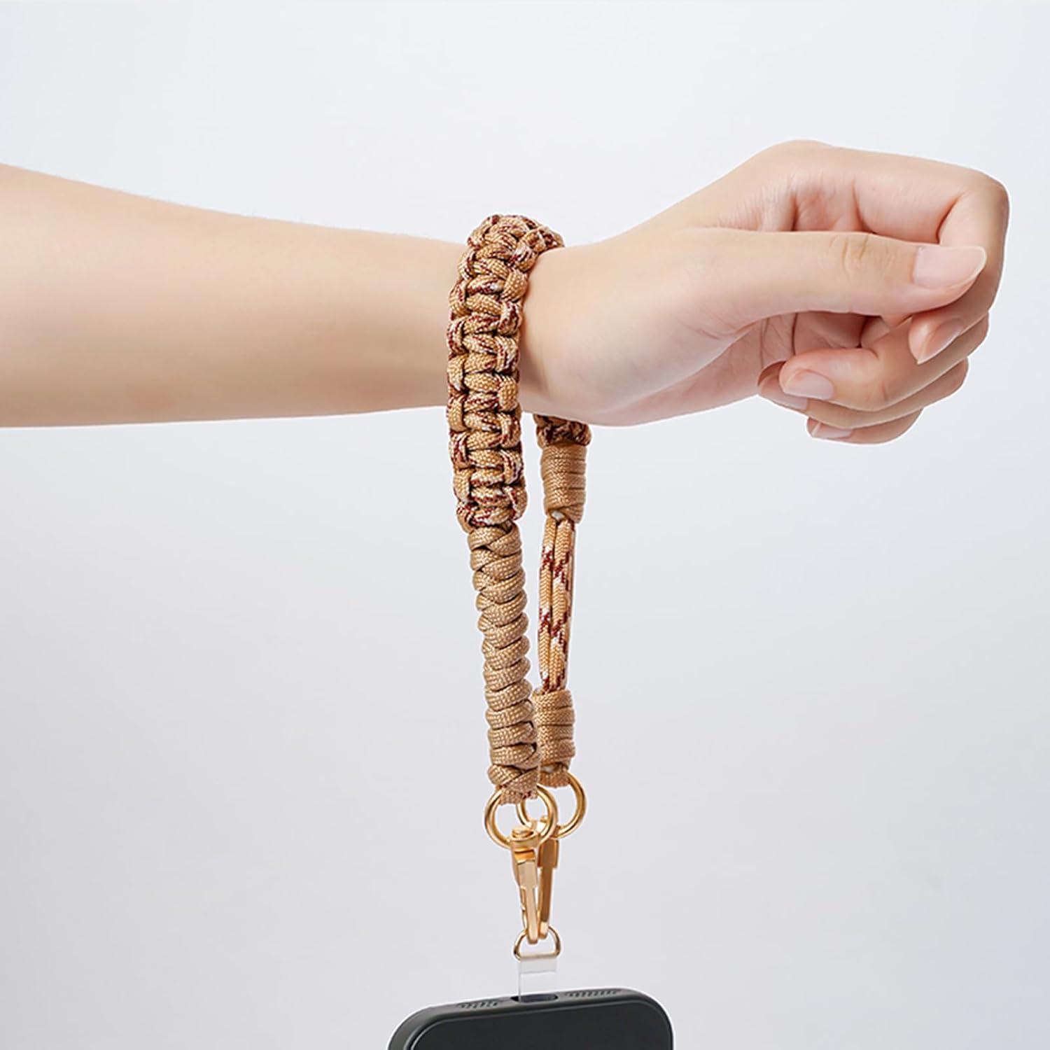 CHUQING Cell Phone Chain Short Wrist Cell Phone Strap Short Key Chain Bracelet Phone Wrist Lanyard image number 3