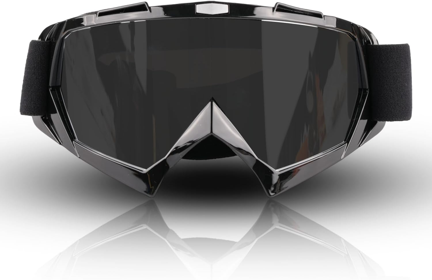 Motorcycle Goggles Dirt Bike ATV Off-Road Riding Motocross Glasses Windproof Glasses Adjustable, High-Quality Sponge Padding