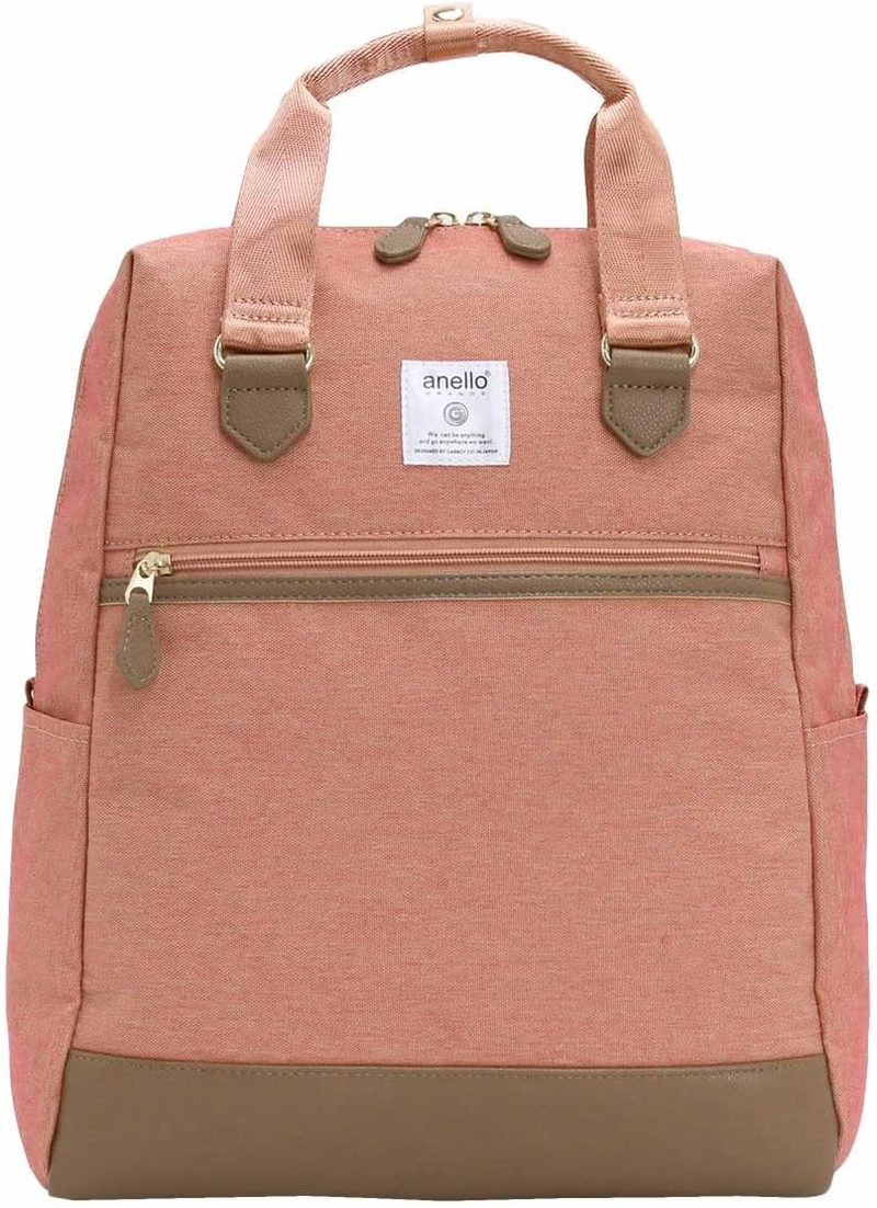 Anello Grande GHM0511 Backpack A4 Water Repellent, Lightweight, 10 Pockets, Multiple Storage, Adult Travel