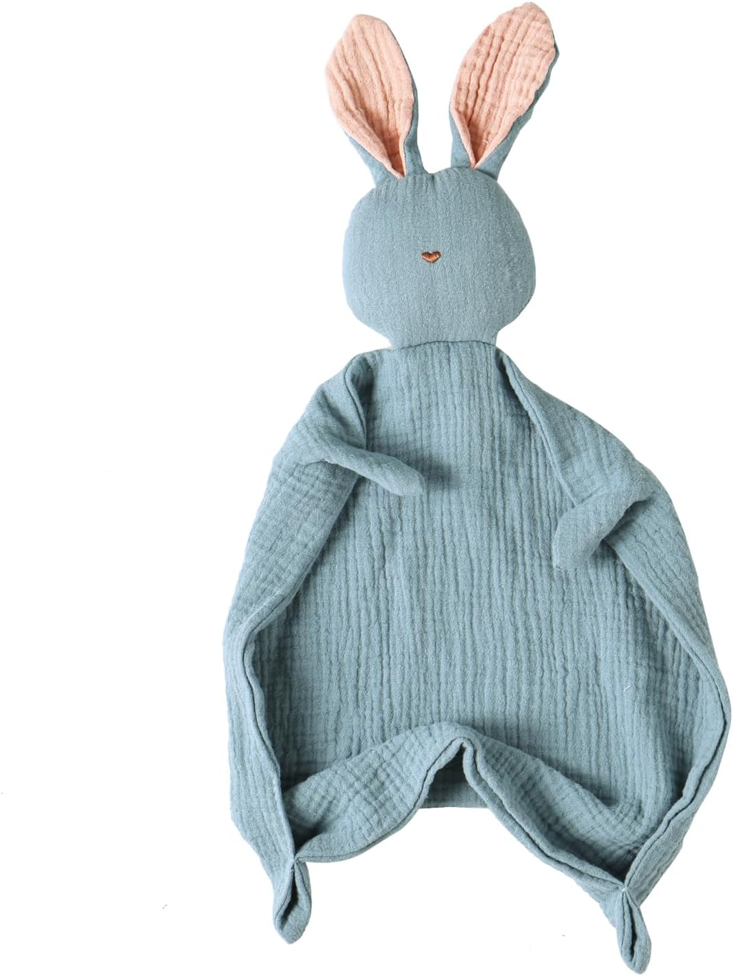 Insular Muslin Baby Lovey Security Blanket Soothing Towel (Khaki)