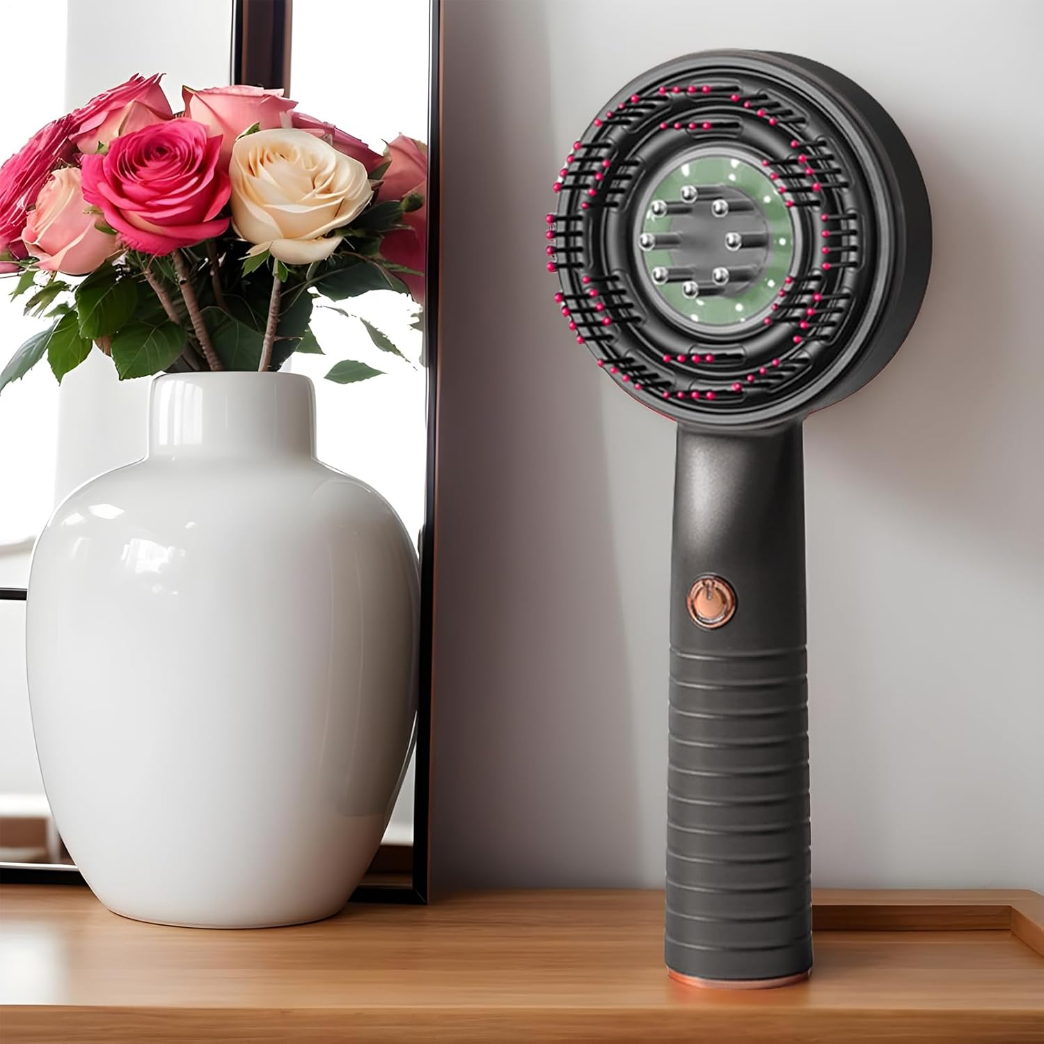 Scalp Massager Hair Growth,Scalp Massager Hair Growth Electric - Rechargeable Vibrating Brush Head Comb for Beauty Regrowth Men Women Travel Home