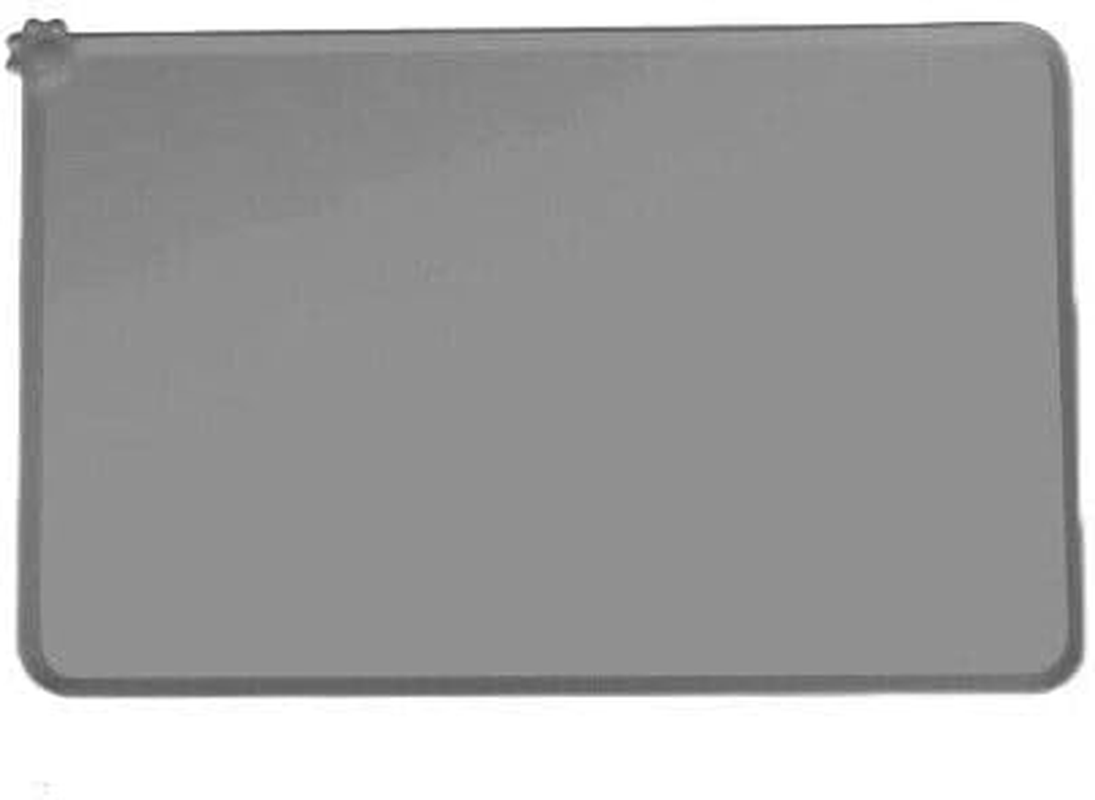 Qttie Silicone Feeding Food Mat for Dog Cat Placemat Pet Dish Bowl Easy Clean- Non-Skid, Spill-Proof Placemat, Durable & Foldable, 48X28Cm