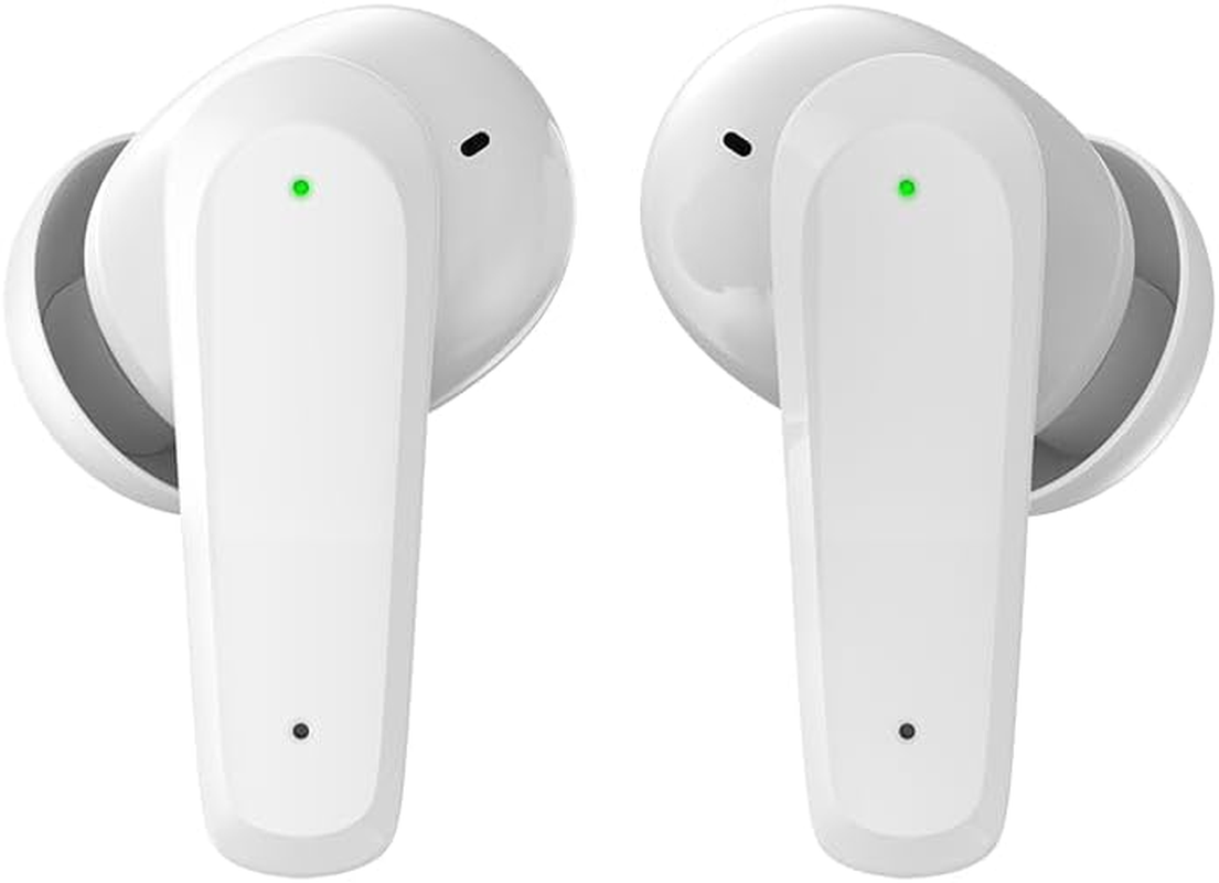 SPC Ether 2 Pro Wireless Headphones White with Active Noise Cancellation, 6 Hours Battery Life + 20 Hours in Charging Case, Gaming Mode, IPX4, Touch Control and Light Weight image number 2