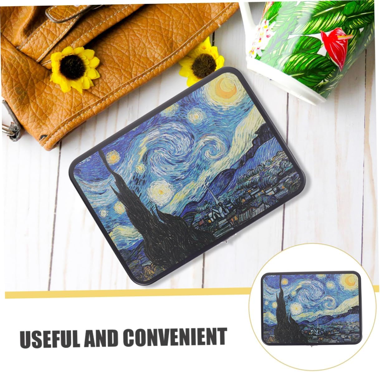 Iplusmile 2Pcs Retro Tinplate Storage Box Combination Lock for Jewelry Keepsake Desktop Organization image number 5