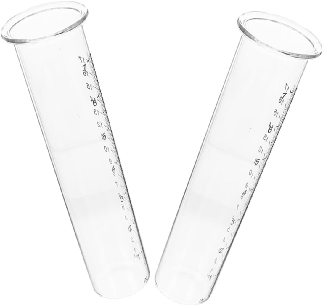 Totority 2Pcs Plastic Rain Gauge Replacement Tubes for Accurate Outdoor Rainfall Measurement Garden Rain Gauges for Precise Weather Tracking image number 1
