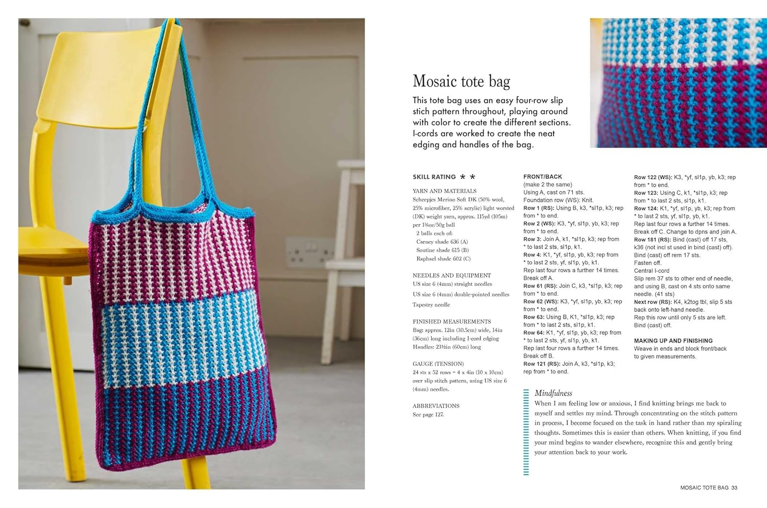 Mindful Knitting: 35 Creative and Calming Patterns to Reduce Stress and Soothe the Mind image number 3