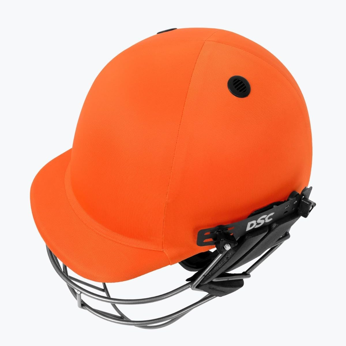 DSC FORT 44 Cricket Helmet | Orange | Size: Extra Large | for Men & Boys | Steel Grill | Adjustable Back Support Strap | Removable and Washable Sweatband | Lightweight image number 5