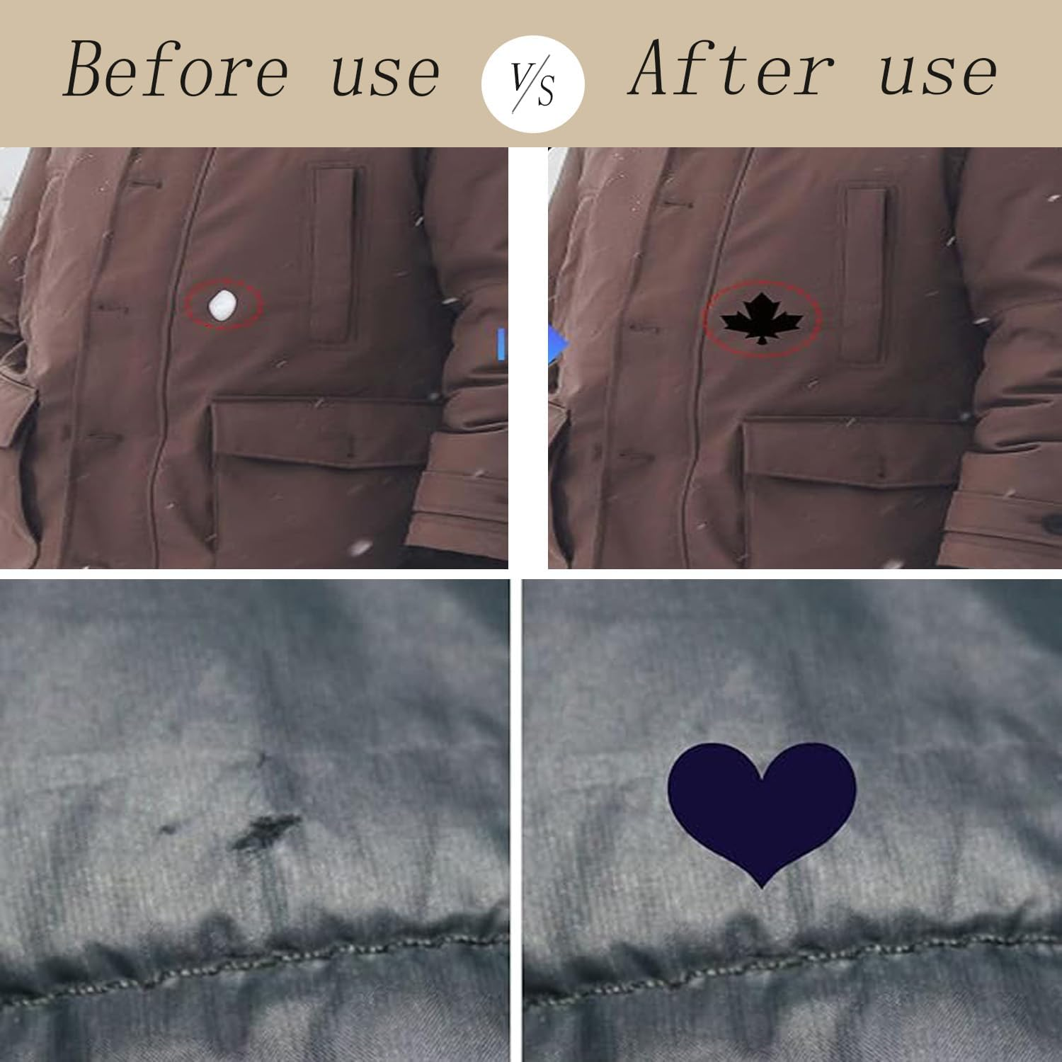 8Pcs 15X20Cm Self Adhesive Nylon Repair Patches, Waterproof Fabric Repair Patches, down Jacket Patch, Lightweight Camping Gear Patch for Clothing Raincoat Backpacks Tent Sleeping Bag Holes image number 3