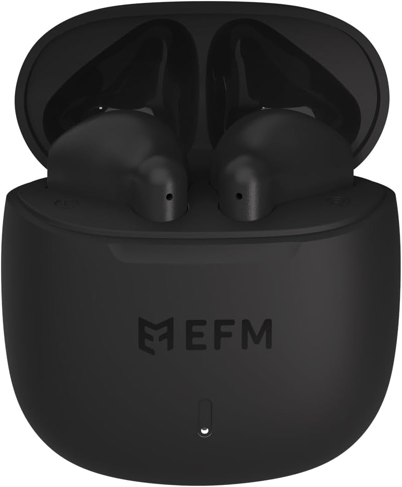 EFM Kansas TWS Earbuds with Fast Charge - Black image number 3