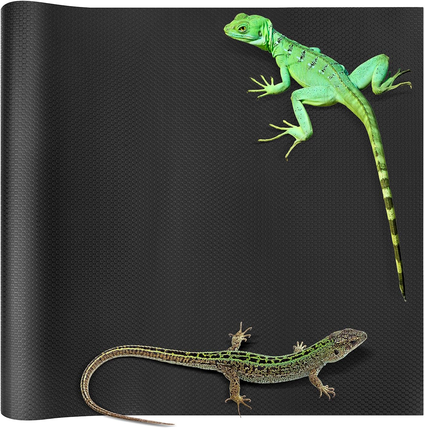 Reptile Carpet, Bearded Dragon Tank Accessories Reptile Mat, Reptile Terrarium Substrate for Leopard Gecko, Lizard, Bearded Dragon Tank Flooring (17.7"X 118") image number 5