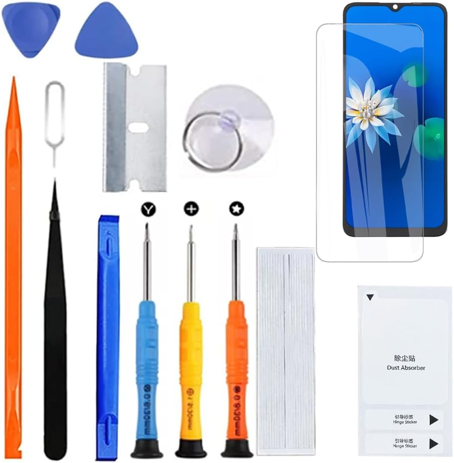 H&LYCYJ Display Screen for Oppo A17/A17K/A77 4G CPH2477 CPH2471 CPH2385 LCD Screen Replacement Assembly with Kit image number 1