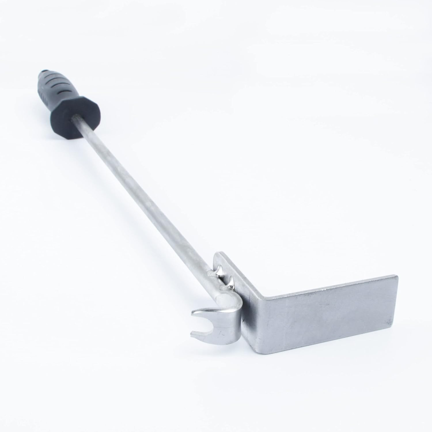 MSY BIGSUNNY 2 in 1 Satinless Steel Ash Rake for Grills, Big Green Egg, Charcoal Grills Tool with Rack Lifter, Ash Tool (18" Ash Rake) image number 1