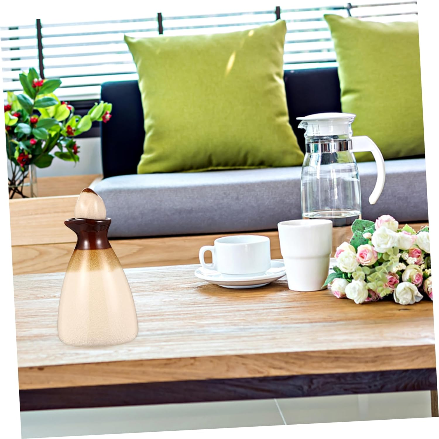 Ciieeo Ceramic Essential Oil Bottle White Diffuser Bottle Essential Oil Storage image number 4