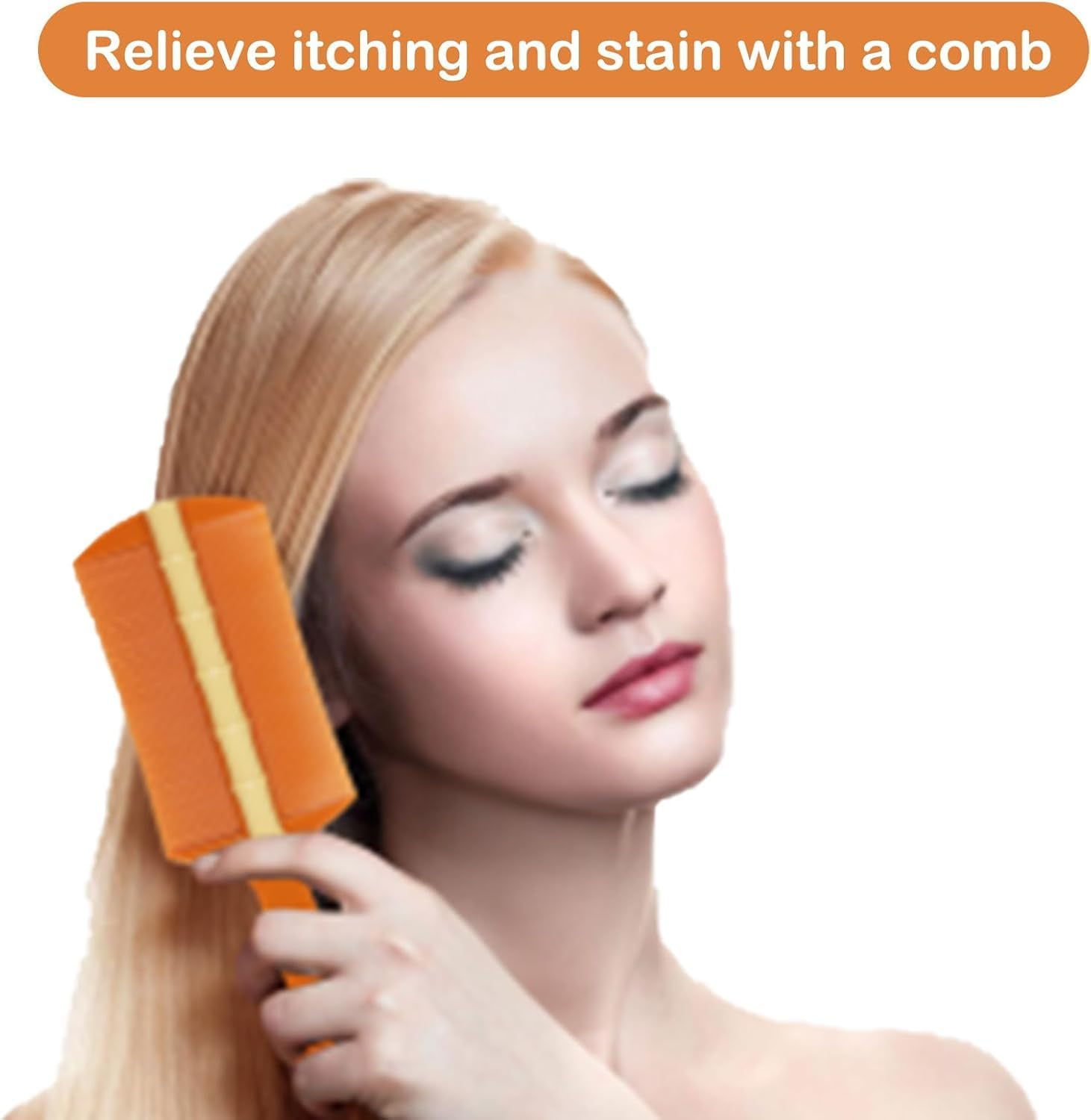 SHUNYUNG Double Sided Psoriasis Comb, 2Pcs Double Sided Fine Teeth Lice Dandruff Remover Combs, Lice Psoriasis Fine Tooth Comb, Double-Sided Lice Fine Teeth Psoriasis Comb image number 1