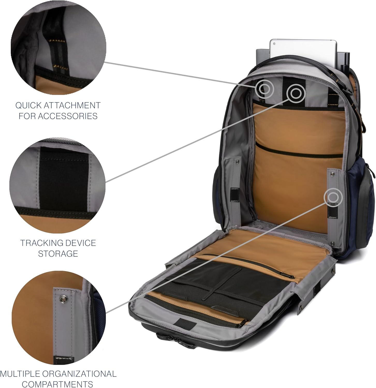 Travelpro Altitude Large Expandable Laptop Backpack - Falcon Grey image number 4