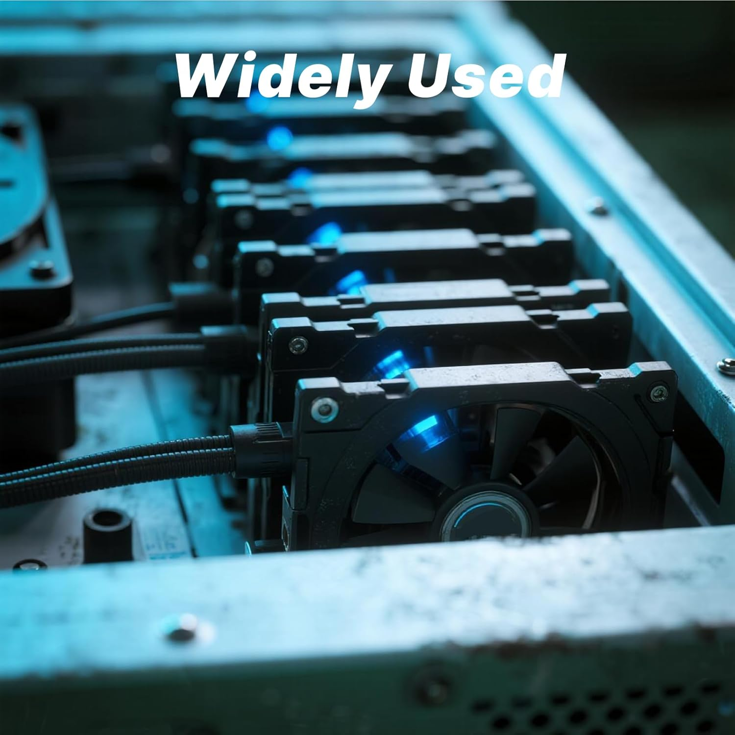 5V 0.25A 80Mm USB Computer Case Cooling Fan, 80X10Mm Brushless DC Cooler Fan, Quiet Operation, Sleeve Bearing, USB Connector for PC, Laptop, and Electronics Cooling (8Cm)