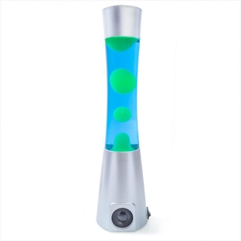 MDI Motion Lamp with Bluetooth Speaker, Silver/Blue/Yellow