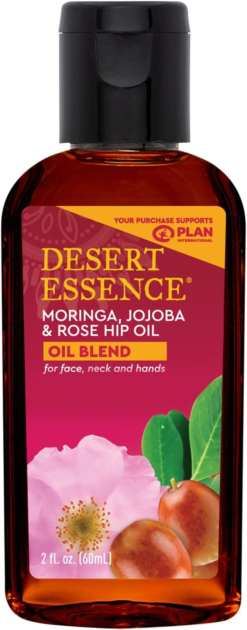 Desert Essence Moringa with Jojoba and Rose Hip Oil, 2 Fluid Ounce image number 6