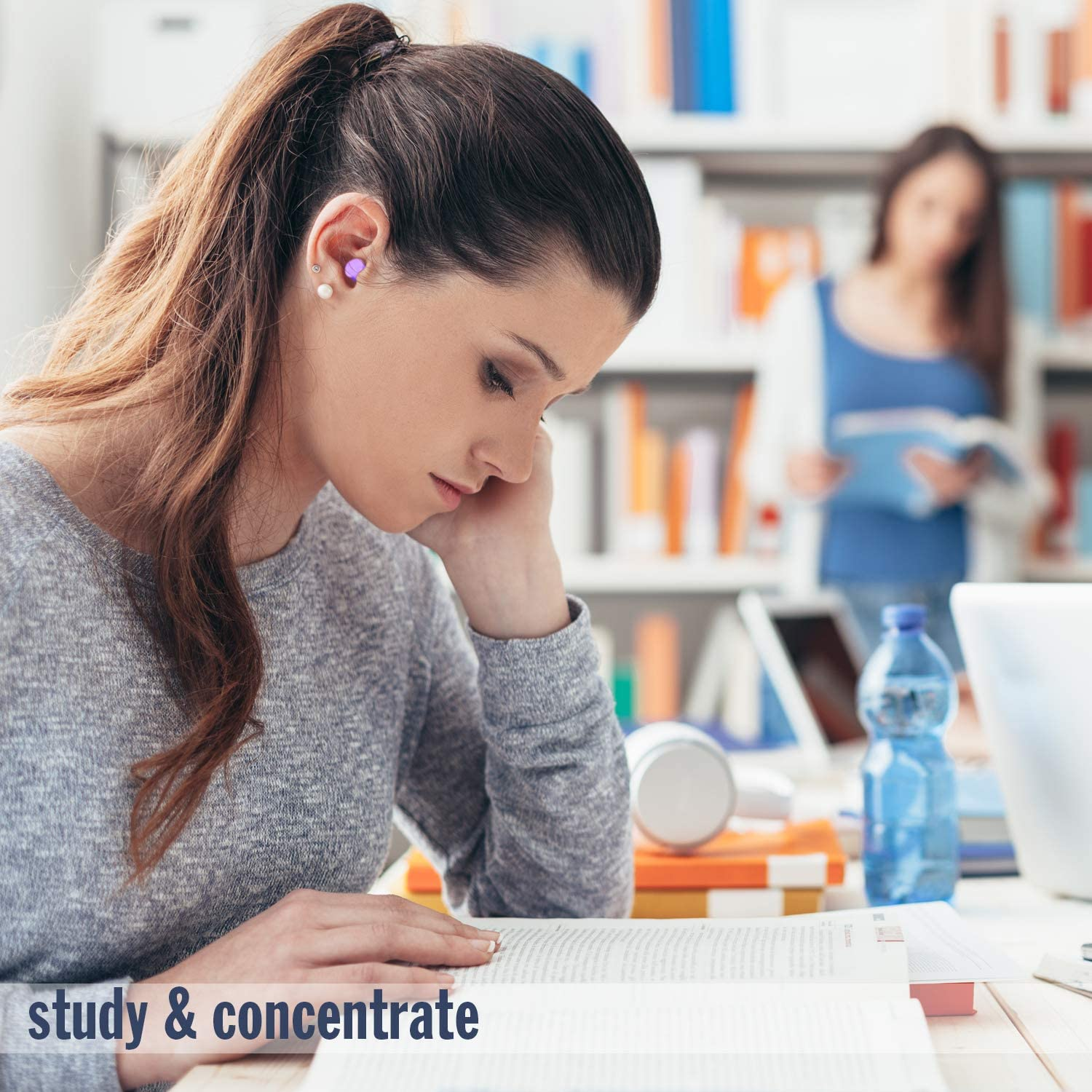 Mack&rsquo;S Slim Fit Soft Foam Earplugs, 7 Pair with Travel Case &ndash; Small Ear Plugs for Sleeping, Snoring, Traveling, Concerts, Shooting Sports and Power Tools image number 5