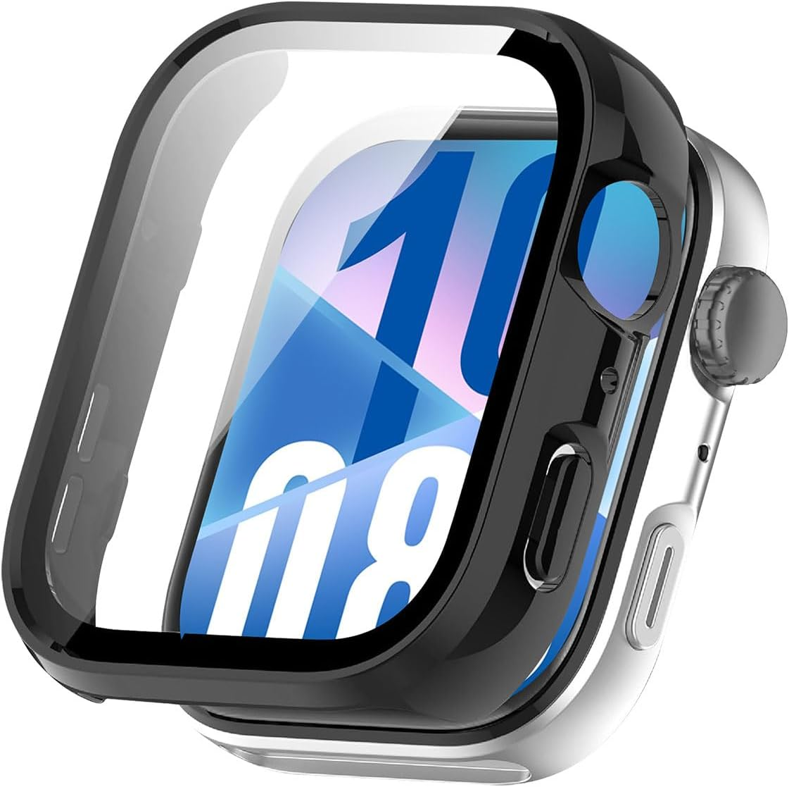 Wonsoso Protective Case Compatible with Huawei Watch Fit 4 Case, [Pack of 1] 360 Degree All-Round Shockproof Protective Case with HD Screen Protector, Scratch-Resistant Hard PC Ultra Thin Cover image number 4