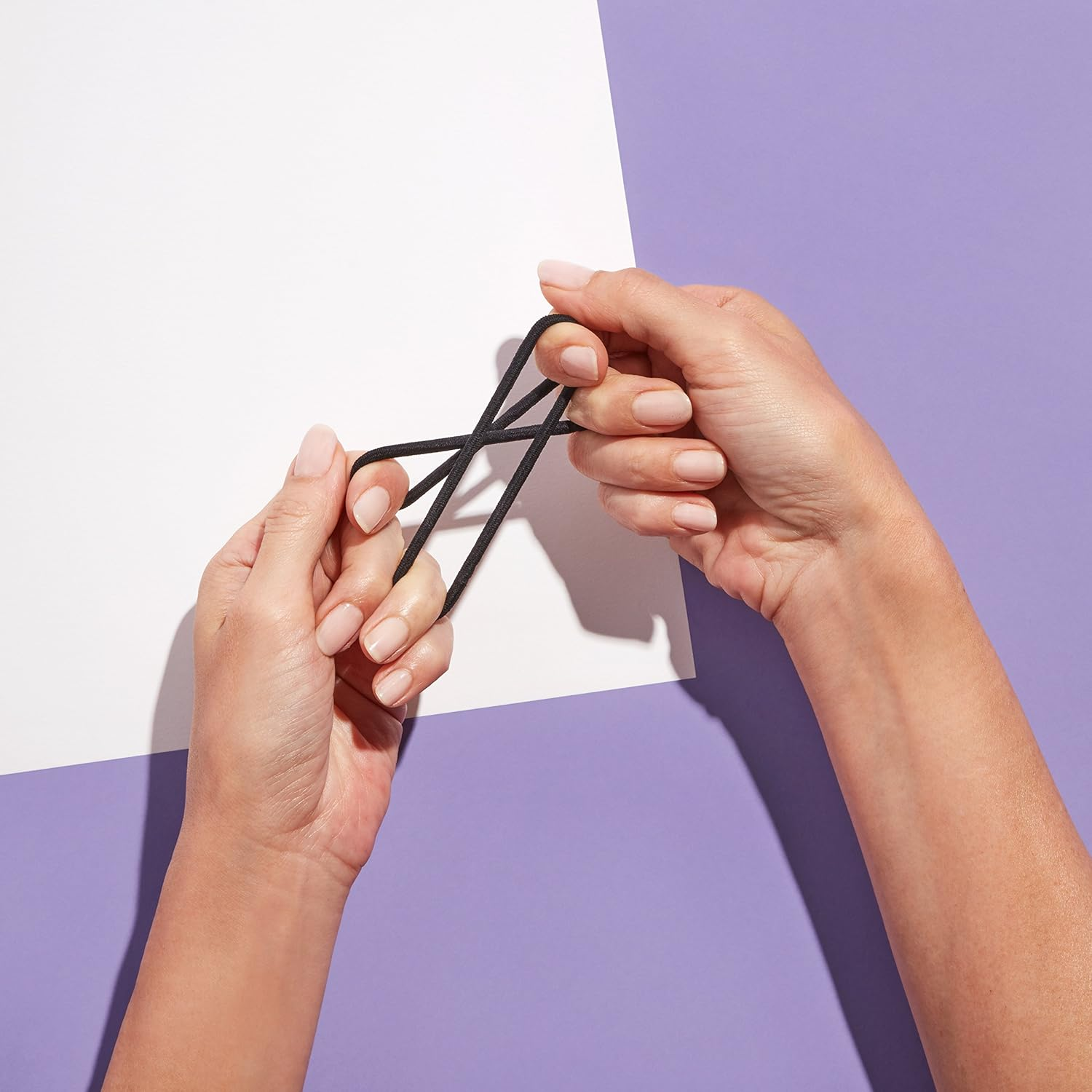 Goody Hair Women'S Braided Hair Elastics Black 4Mm for Medium Hair, 32 Count, Pack of 3 image number 6