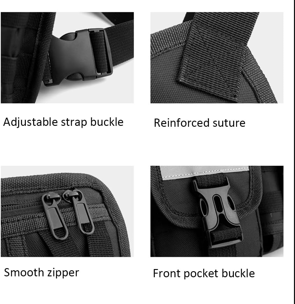 TDYU Radio Chest Harness Chest Front Pack Pouch Holster Vest Rig for Baofeng Kenwood Arcshell Motorola Two Way Radio Walkie Talkie