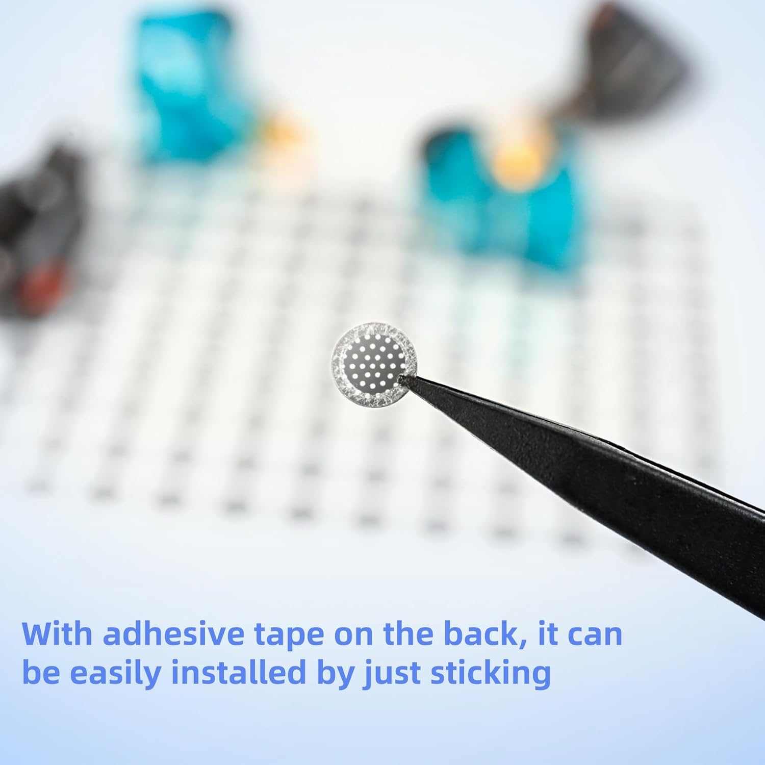 80 Pcs/Set Nickel Mesh, CCZ NK20 Earphones Dust-Proof Filter Mesh Replacement for KZ CCZ KBEAR TRI CCA Earbuds and In-Ear Headphones, in Ear Monitor (3.7MM-4MM-4.5MM-5MM, 4 Sizes, 20 Pcs Each Size) image number 4