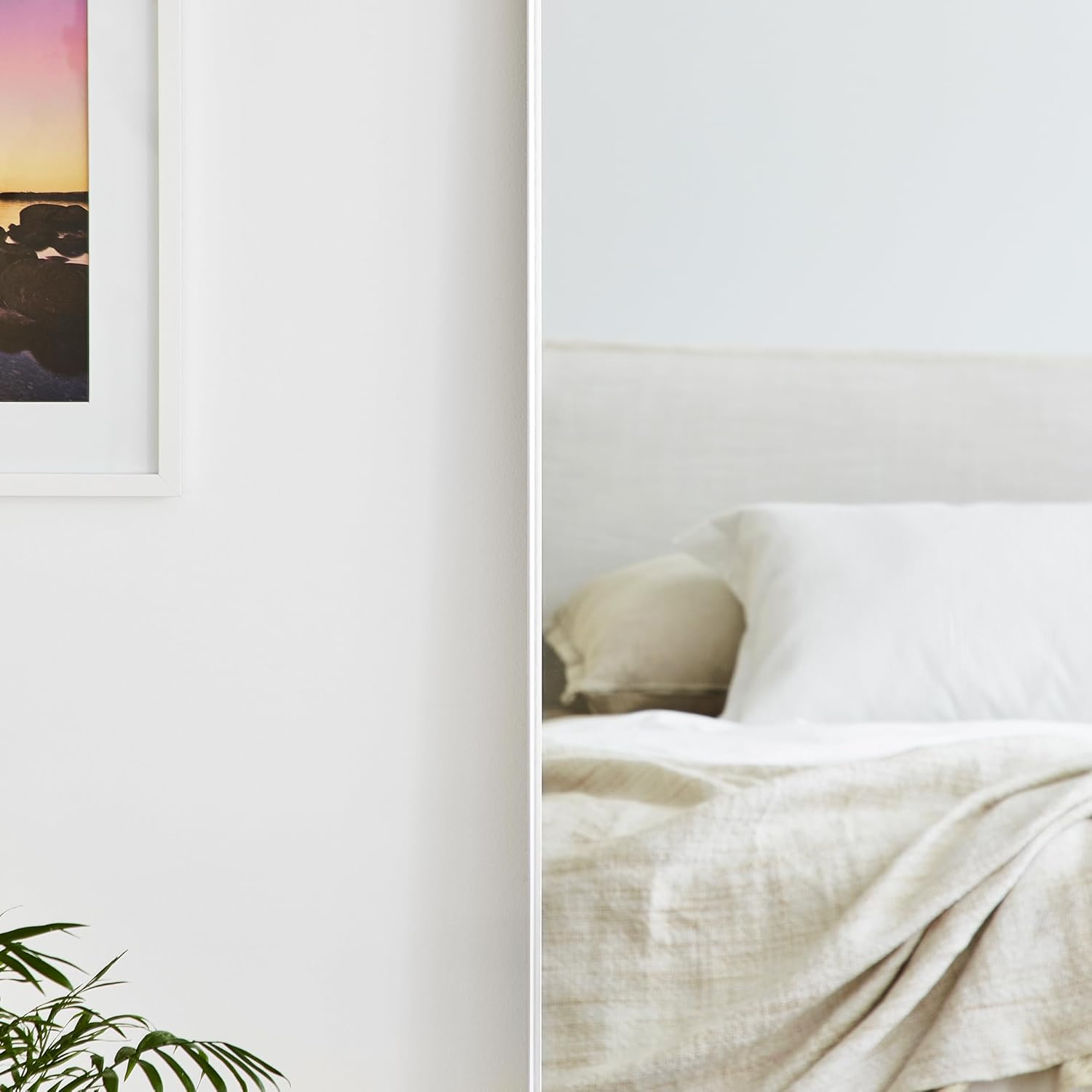 Cooper & Co. Elle 180Cm XL Rectangle Mirror White - Gunmetal Grey image number 7