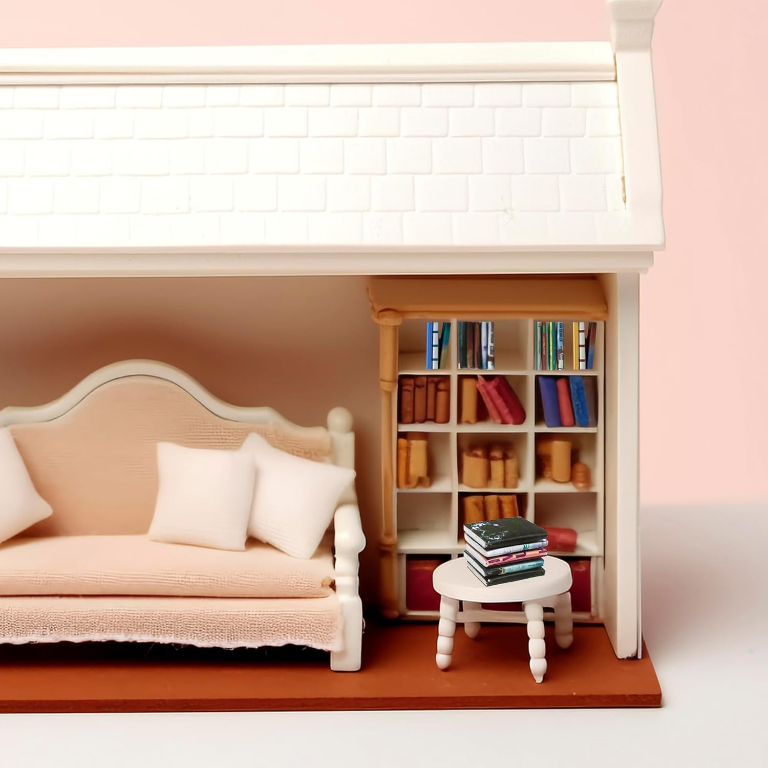 200 PCS Book Miniatures Set without Repetition, Mini Books for Anxiety Bookshelf, Dollhouse Decor, DIY Crafting, Accessories Mini Miniatures Books image number 2