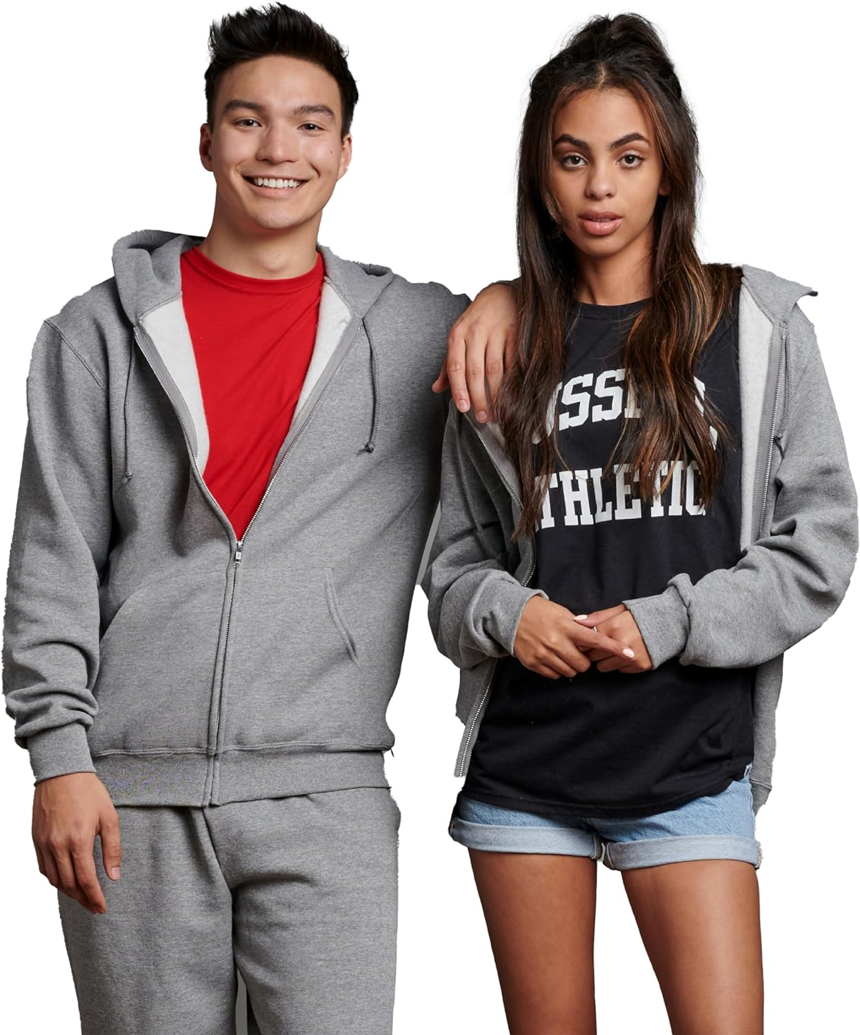 Russell Athletic Men'S Dri Power Full Zip Fleece Hoodie