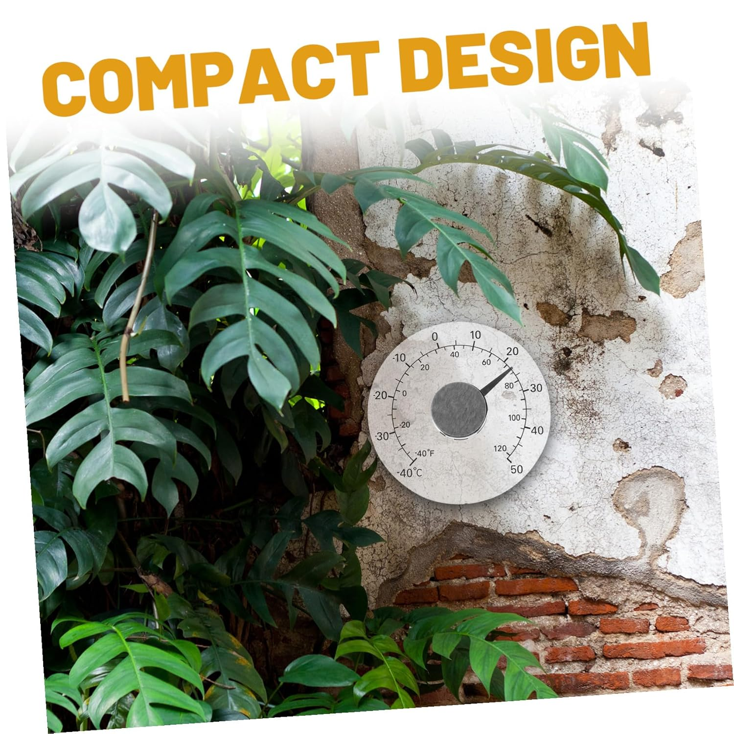 Abaodam Window Thermometer Indoor Outdoor Accurate Temperature Gauge for Home Bedroom Kitchen Multi-Purpose Household Temperature Monitor Glass Surface image number 3