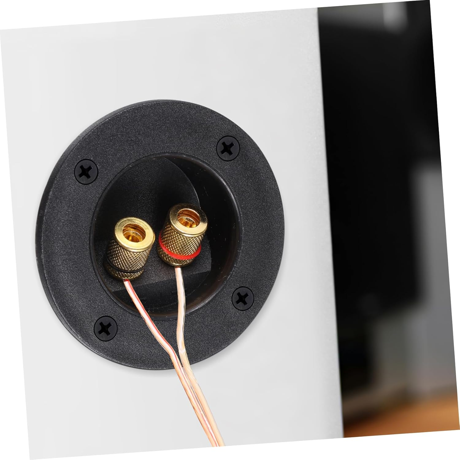 Angoily 5Pcs round Speaker Terminal Binding Post Copper Connectors for DIY Home Car Audio Subwoofer Speaker Wiring Hifi Sound System Installation image number 6