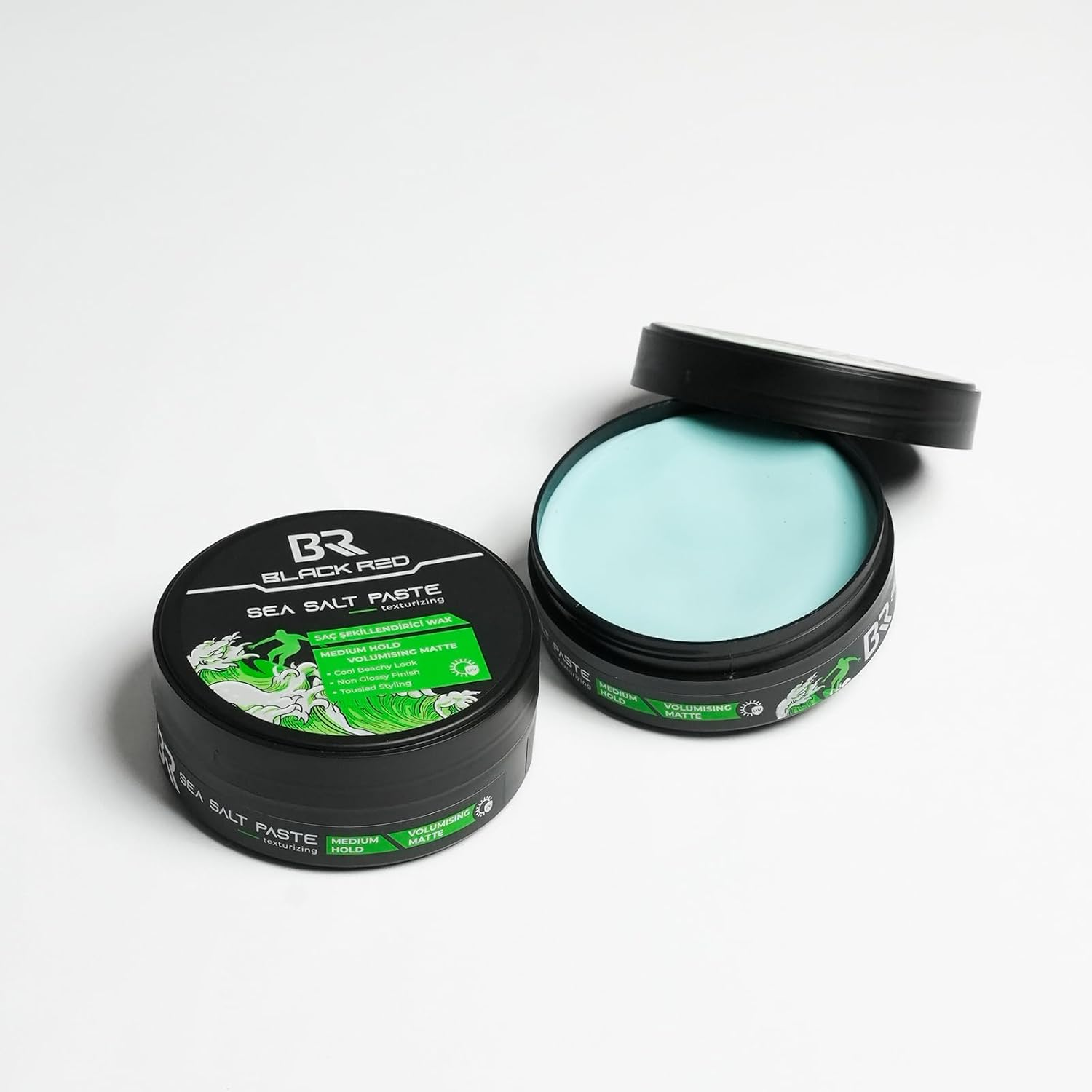 Black Red Sea Salt Paste | Medium Hold with Beachy Texture, Matte Finish, and Natural Volume (120Ml) image number 4