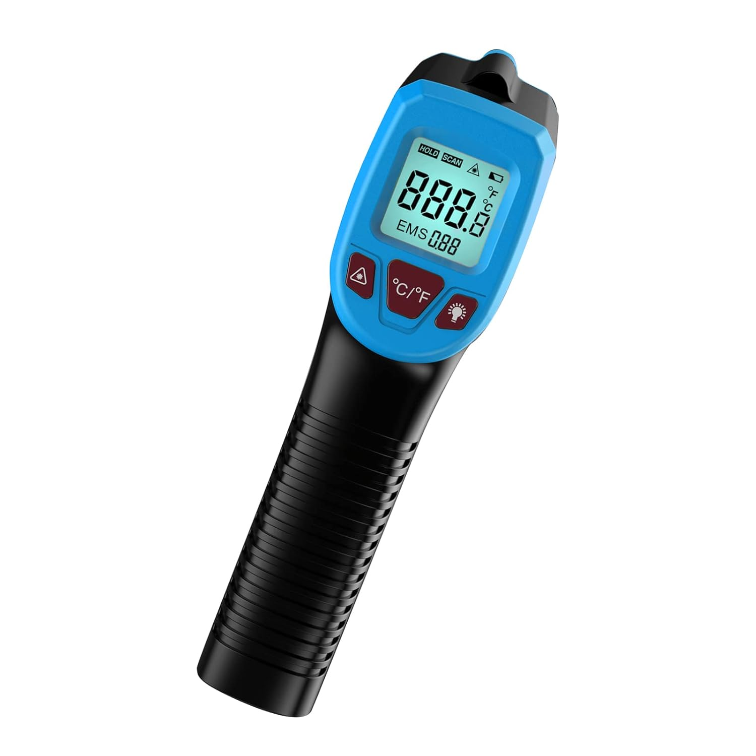 Infrared Thermometer, Non-Contact Digital Industrial Temperature Gun -58&deg;F to 1112&deg;F (-50&deg;C to 600&deg;C) with LCD Display,Blue