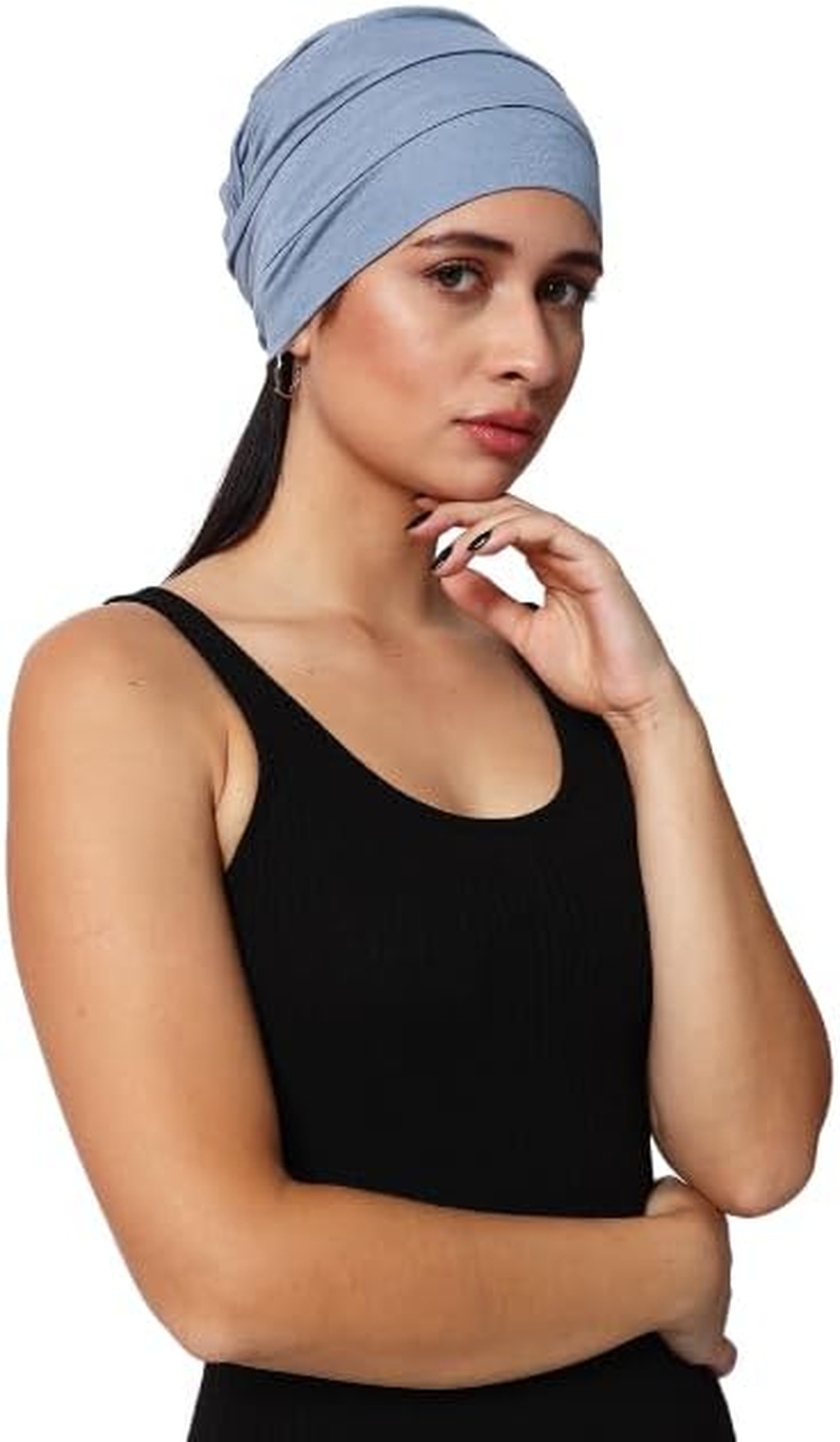 SAKUCHI Chemo Silky Soft Slouchy Snood Bamboo Cap